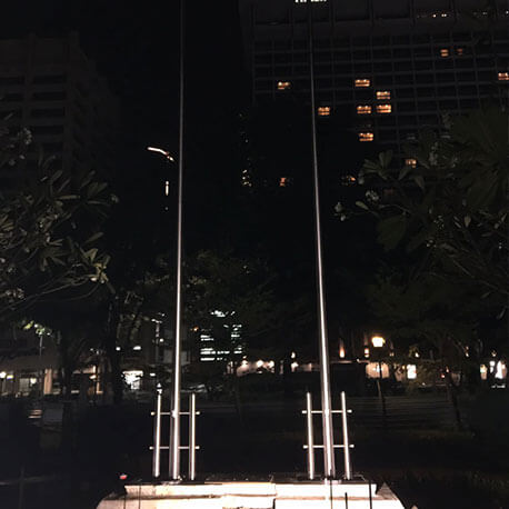 Dual Metal Flagpoles - Amico Technology International
