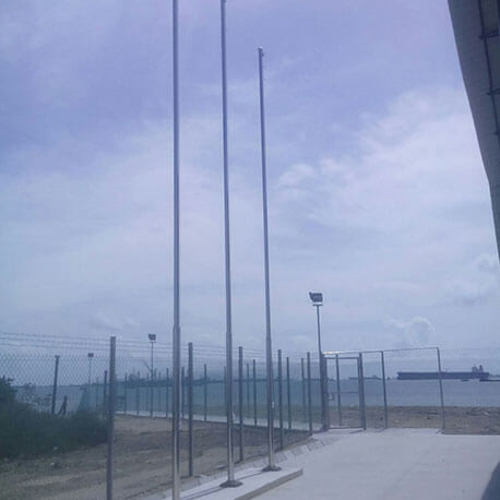 Triple Metal Flagpoles - Amico Technology International