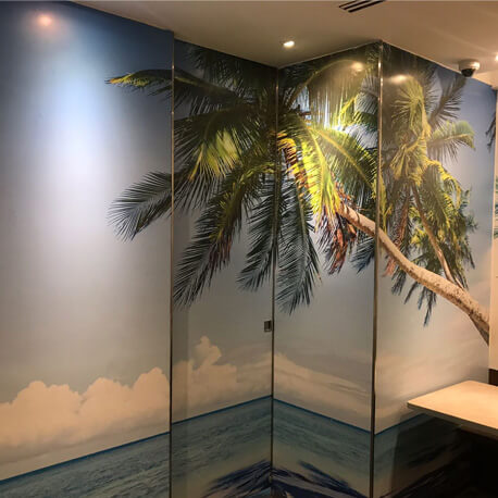 Beach Themed Hoarding And Interior Stickers - Amico Technology International