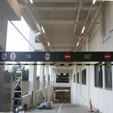 In and Out Carpark Sign - Amico Technology International
