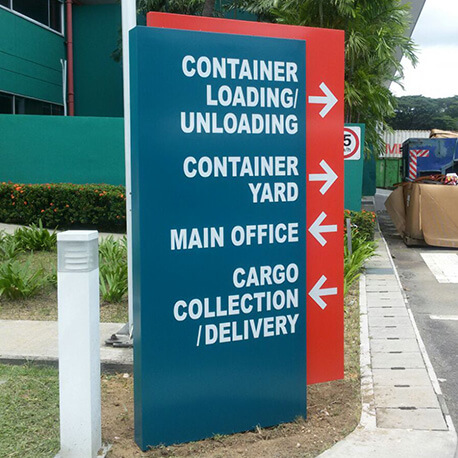 Cargo/Container Guides Carpark Sign - Amico Technology International