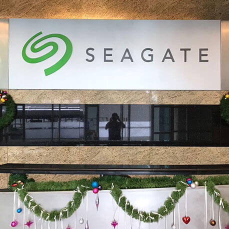 Seagate Reception Signage - Amico Technology International
