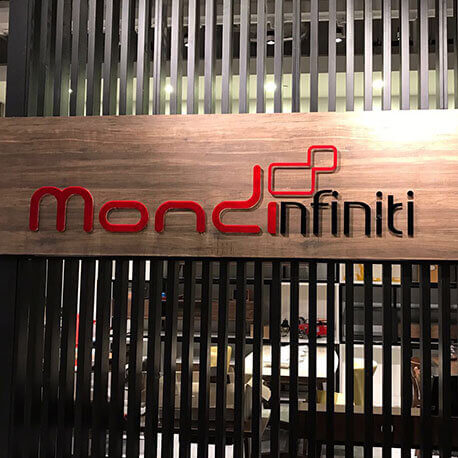 Mondinfiniti Reception Signage - Amico Technology International