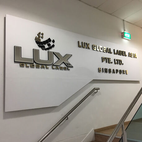 Lux Global Label Reception Signage - Amico Technology International