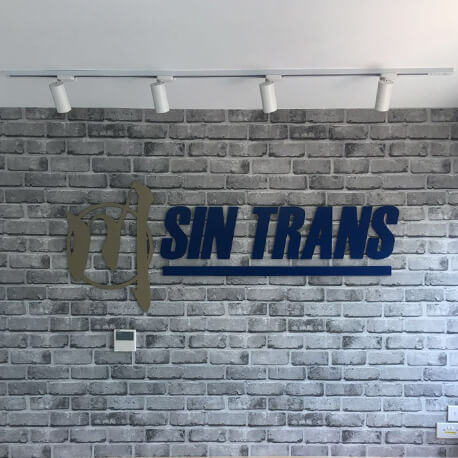 Sin Trans Reception Signage - Amico Technology International