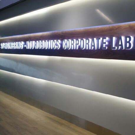 Corporate Lab Reception Signages - Amico Technology International