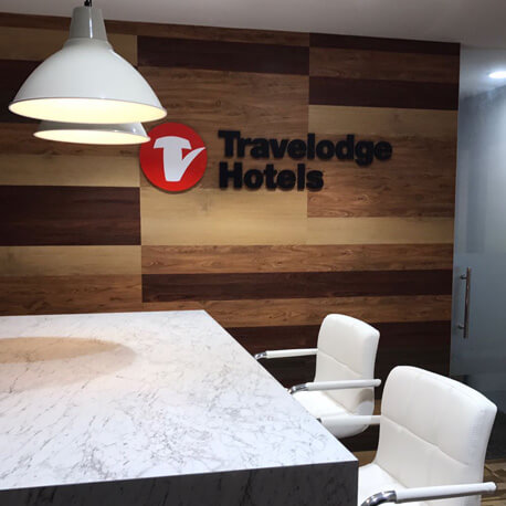 Travelodge Hotels Reception Signage - Amico Technology International