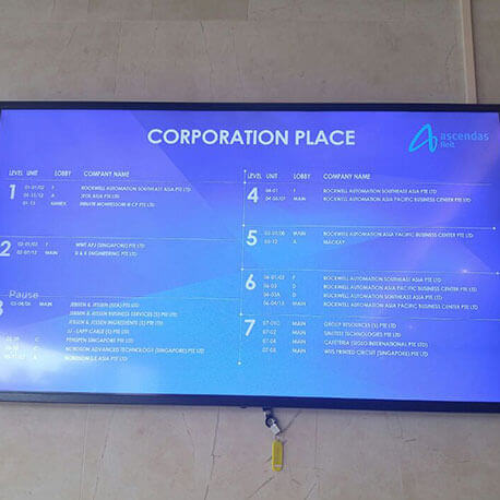 Corporation Place Digital Signage - Amico Technology International
