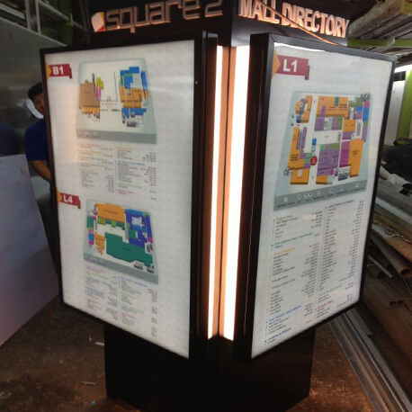 Square 2 Mall Directory Sign - Amico Technology International