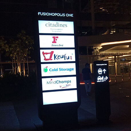 Fusionopolis One Directory Sign - Amico Technology International