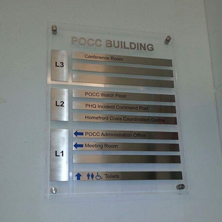 POCC Building Directory Sign - Amico Technology International