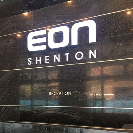 EON Shenton Entrance Signage - Amico Technology International