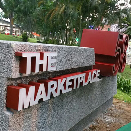The MarketPlace Entrance Signage - Amico Technology International