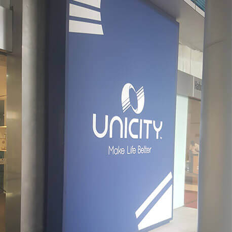 Unicity Large Advertising Sign - Amico Technology International