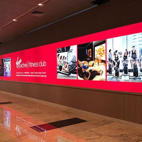 Virgin Active Fitness Club Large Advertising Sign - Amico Technology International