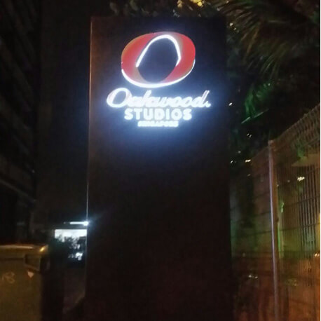 Oakwood Studios Large Advertising Sign - Amico Technology International