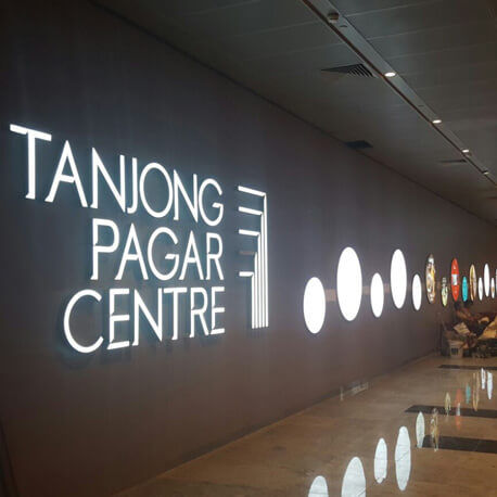 Tanjong Pagar Centre Large Advertising Sign - Amico Technology International