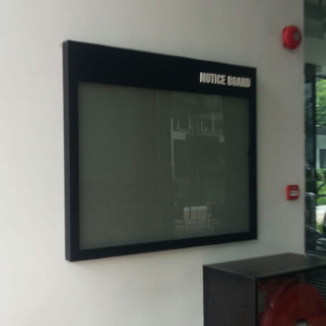 Black Notice Board - Amico Technology International