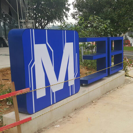 Blue Large Directory Sign - Amico Technology International
