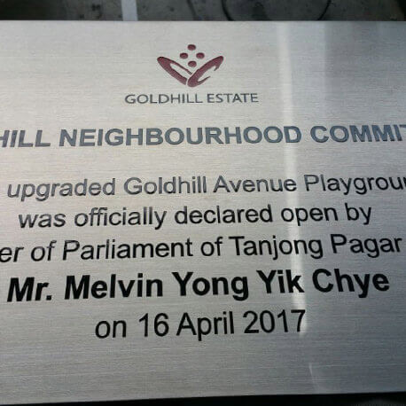 Goldhill Estate Plagues And Etching Sign - Amico Technology International