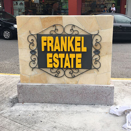 Frankel Estate Plagues And Etching Sign - Amico Technology International