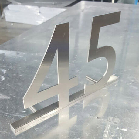Number Fourty Five Plagues And Etching Sign - Amico Technology International