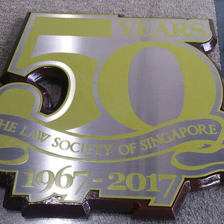 50 Years Plagues And Etching Sign - Amico Technology International