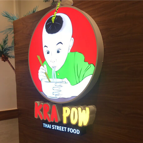 Kra Pow Shopfront Signages - Amico Technology International