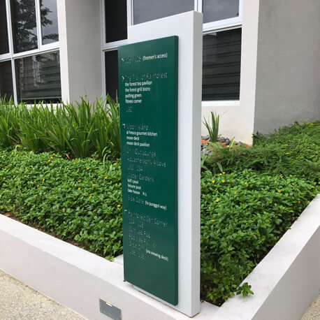 Green Outdoor Wayfinding Signs - Amico Technology International