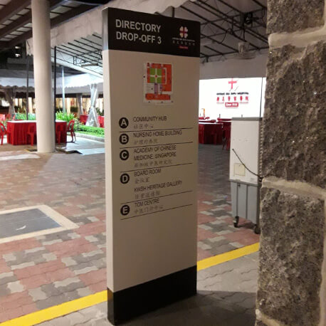 Directory Drop-Off 3 Wayfinding Signs - Amico Technology International