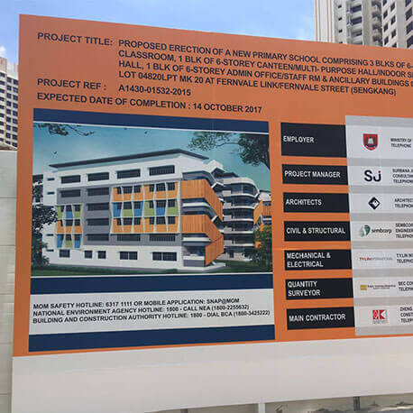 Proposed Project Plan Construction Signboard -  Amico Technology International