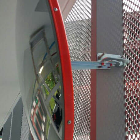 Red Sturdy Convex Mirror - Amico Technology International
