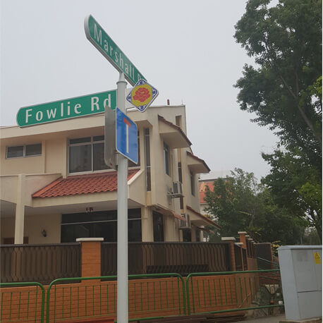 Fowlie Road Solar Road Sign - Amico Technology International